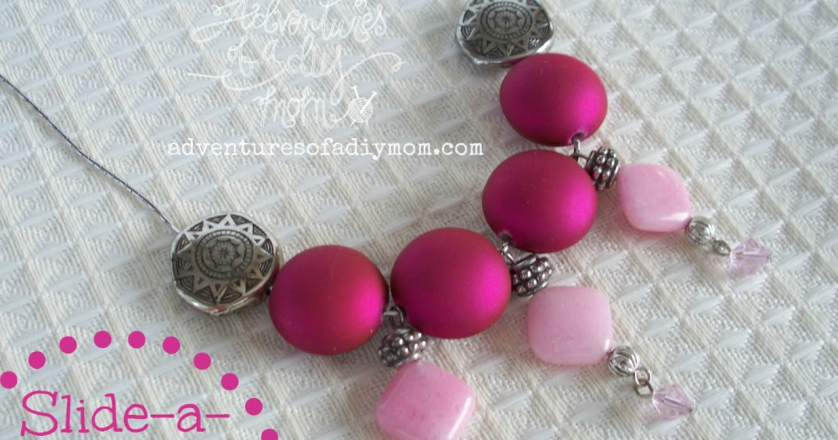 SlideaBead Necklace Adventures of a DIY Mom