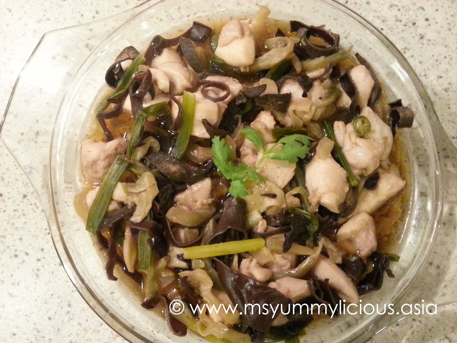 Steamed Chicken with Pickled Mustard Root Yummylicious + Babylicious