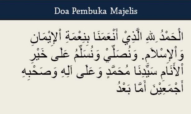 Kumpulan Doa Pembuka Majelis Sesuai Sunnah Rasul Doa Kumpulan Doa Pembuka Majelis Sesuai Sunnah Rasul Doa