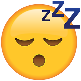 WhatsApp Sleeping Emoji