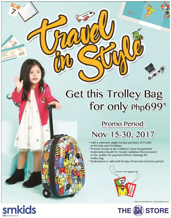 trolley bag in sm department store