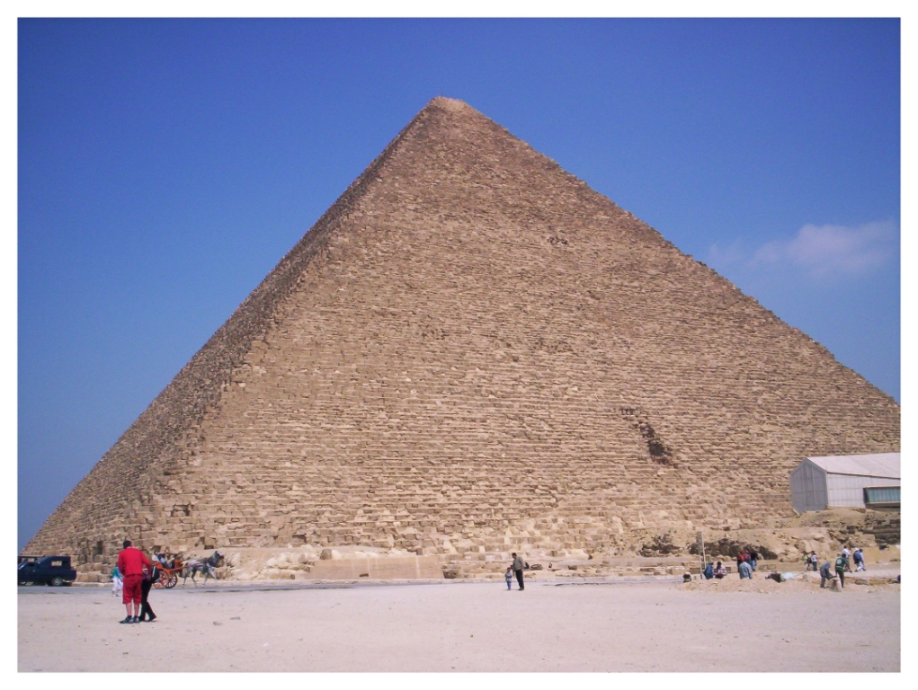 Pyramids Of Giza At Night. The night before I watched the
