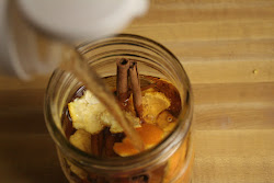 coop cleaner chicken peels loosely vinegar sticks sit jar pour month let glass