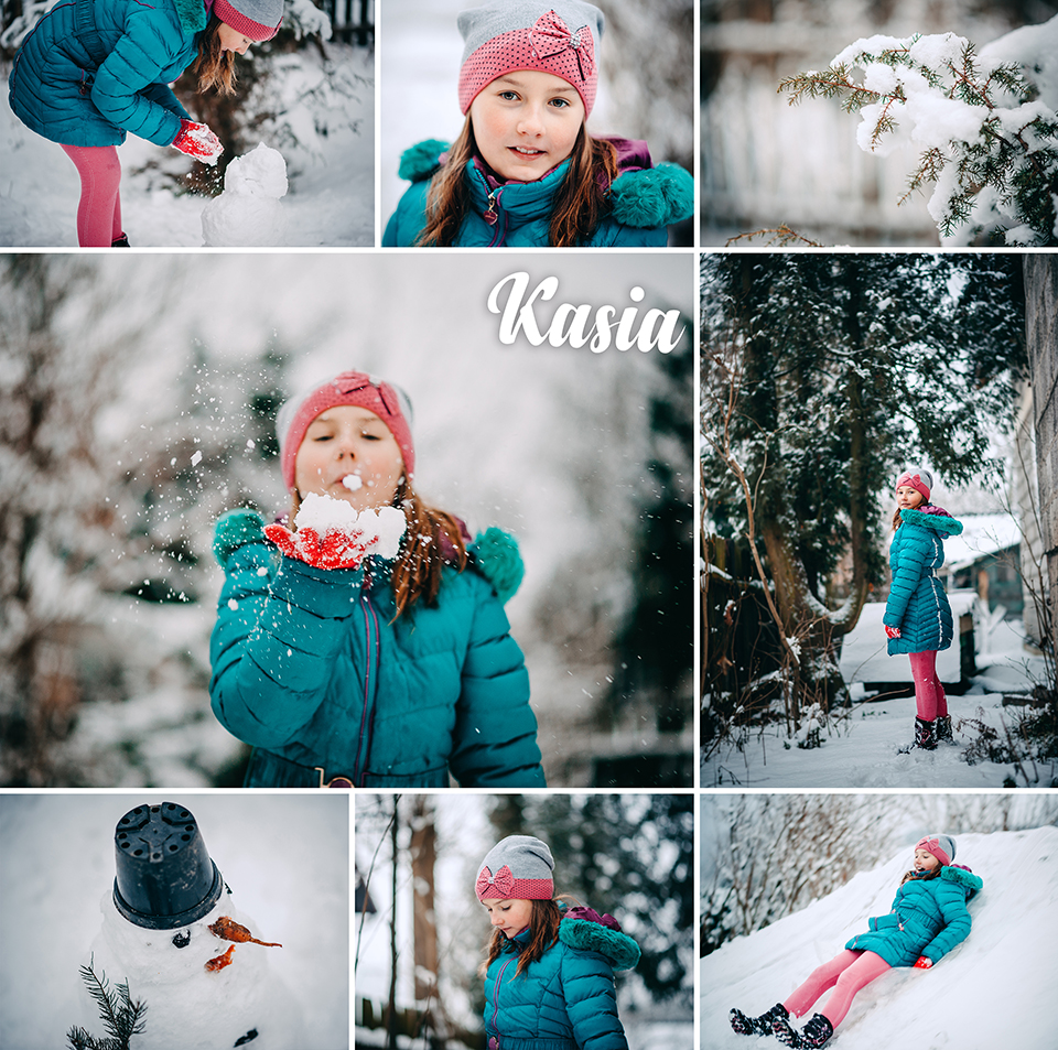 Sesja zimowa z Kasią | Fotografia dziecięca Lublin