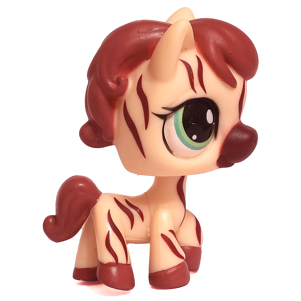 Littlest Pet Shop 3pack Scenery Zebra (1490) Pet LPS Merch