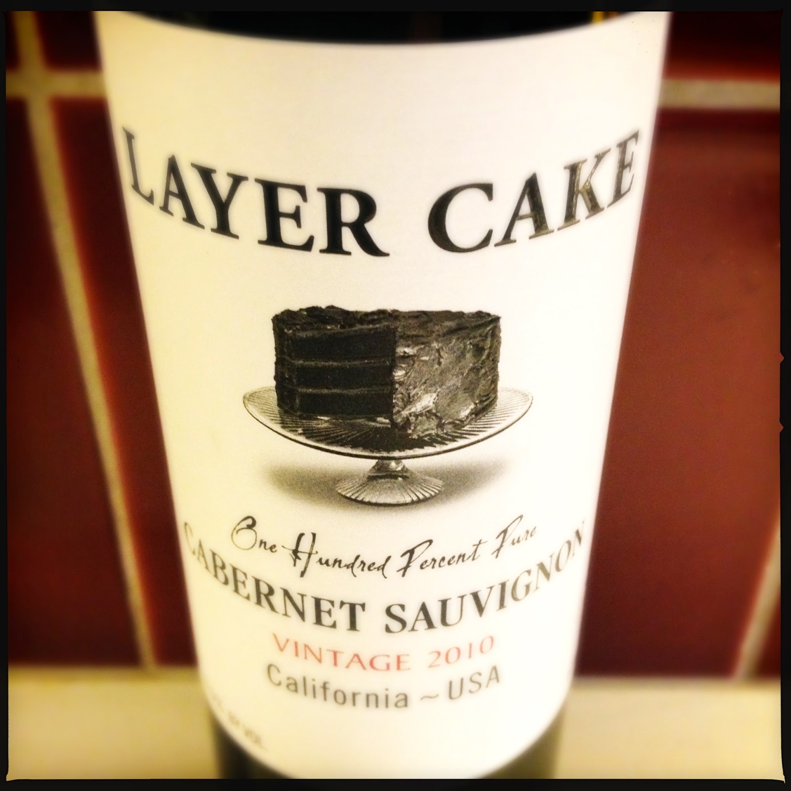Layer cake cabernet sauvignon