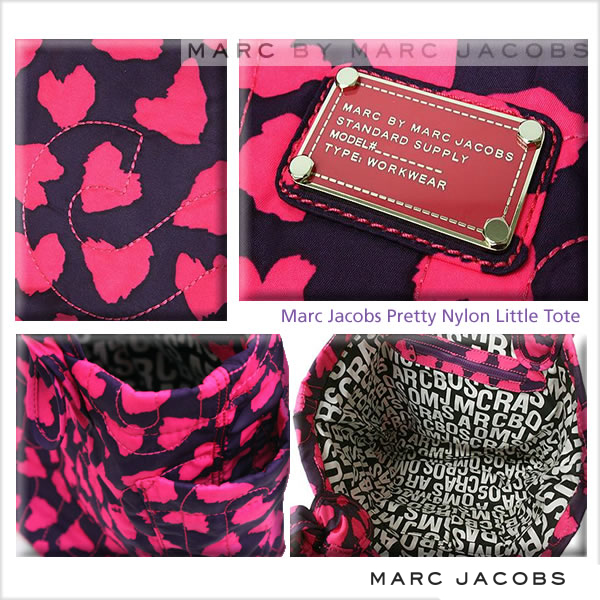 Marc by Marc Jacobs Pink Wild Hearts Nylon Tote/Bag~NEW! |Everyone can ...