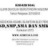 Kisi-Kisi Soal Usbn Pai Dan Kebijaksanaan Pekerti Sd, Smp, Sma, Smk
Kurikulum 2013