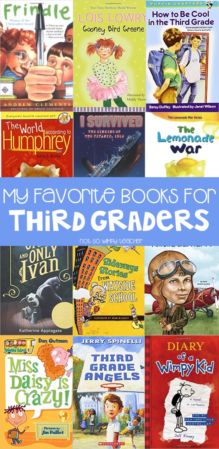 My Favorite Third Grade Books - Not So Wimpy Teacher