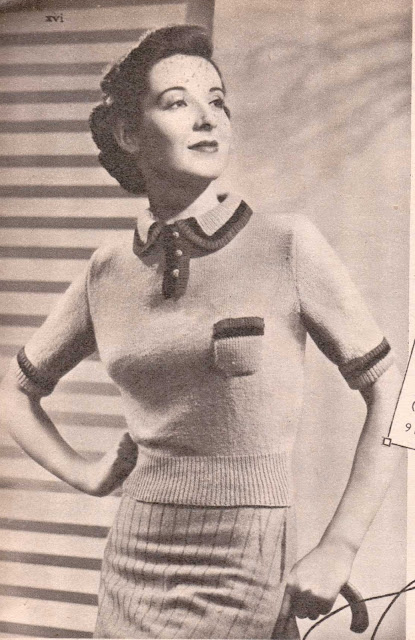 The Vintage Pattern Files: Free 1930s Knitting Pattern - Tricolour Triumph The Vintage Pattern Files: Free 1930s Knitting Pattern - Tricolour Triumph