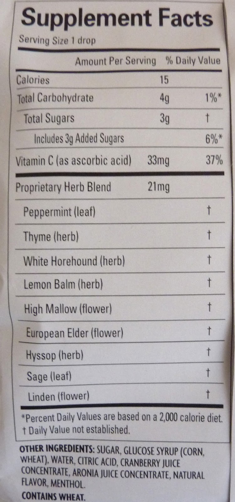 What's Good at Trader Joe's? Trader Joe's Cranberry & Herb Supplement