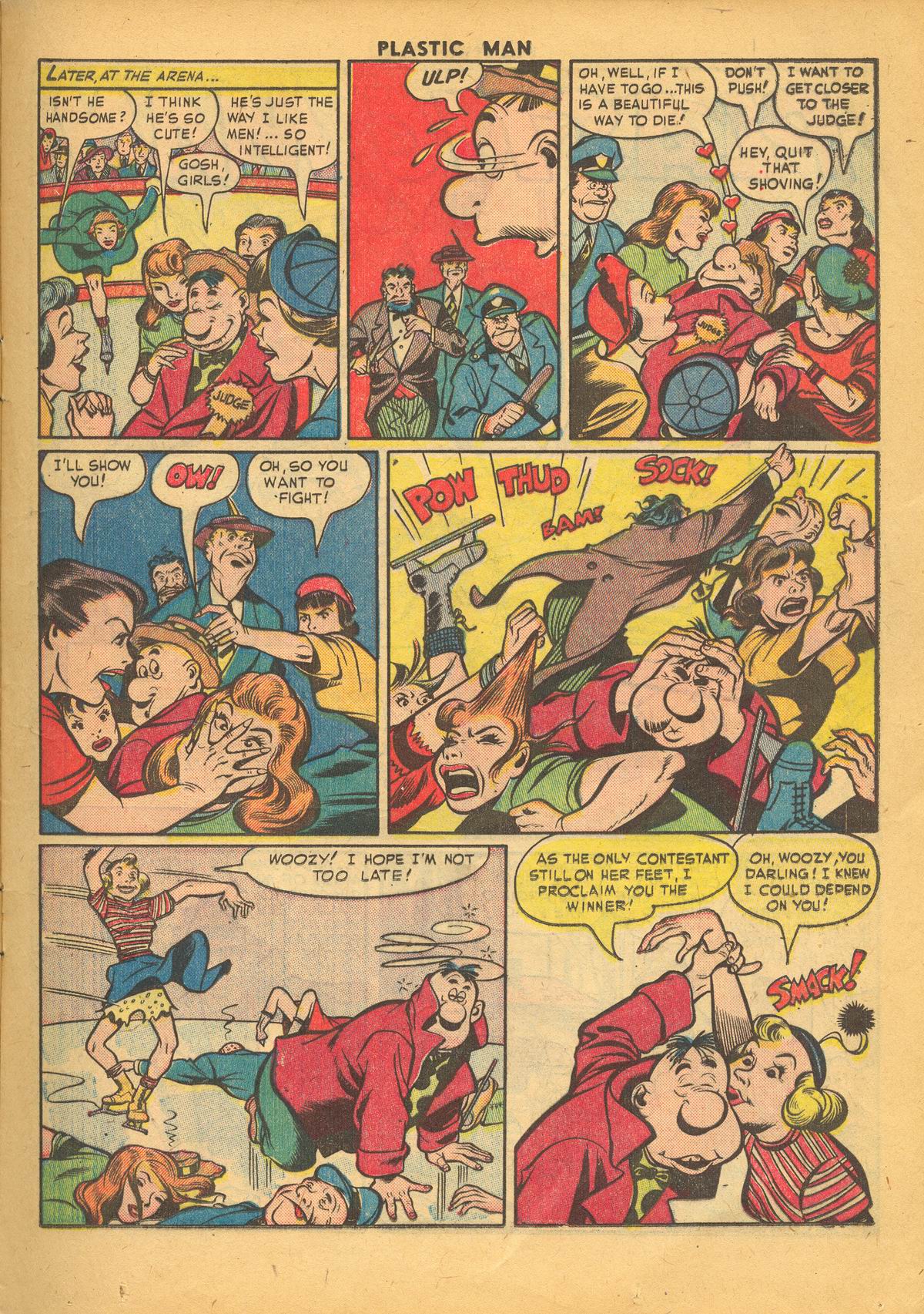 Read online Plastic Man (1943) comic -  Issue #34 - 17