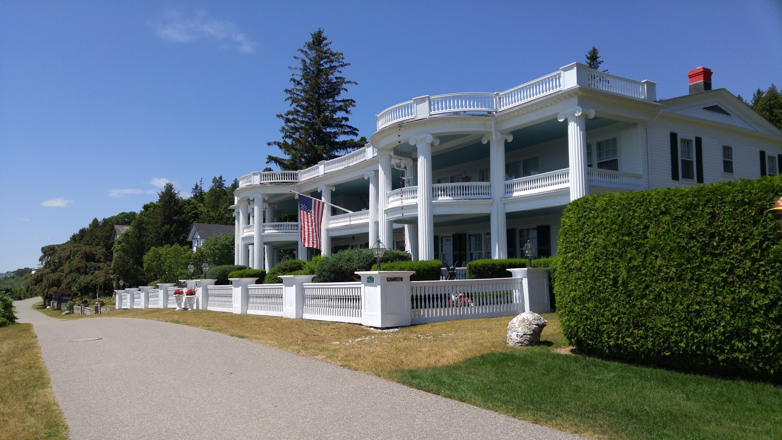 the road Mackinac Island 7/10/2016
