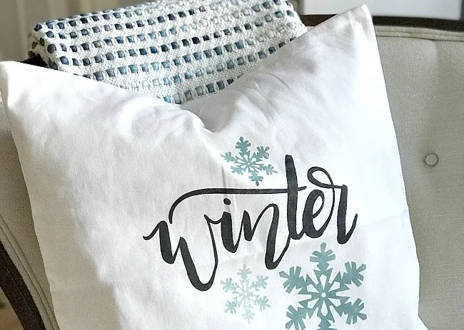 Winter Pillow Cover
