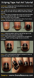 nail tutorial tape striping tutorials beauty designs nails easy paint striped using collect strips step later tips lines