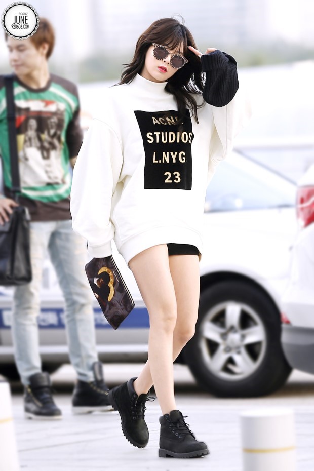 4minute Hyuna Airport Fashion - Official Korean Fashion