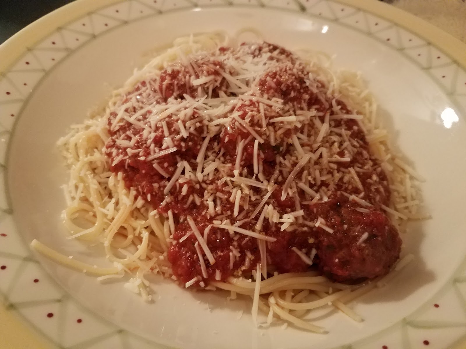 Cuisine de Michelle Slow Cooker Spaghetti and Meatballs
