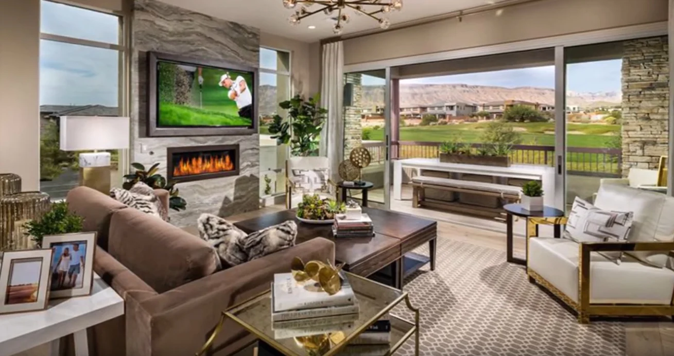 10 Photos vs. Fairway Hills at the Ridges Las Vegas, NV vs. New Home Interior Design Tour