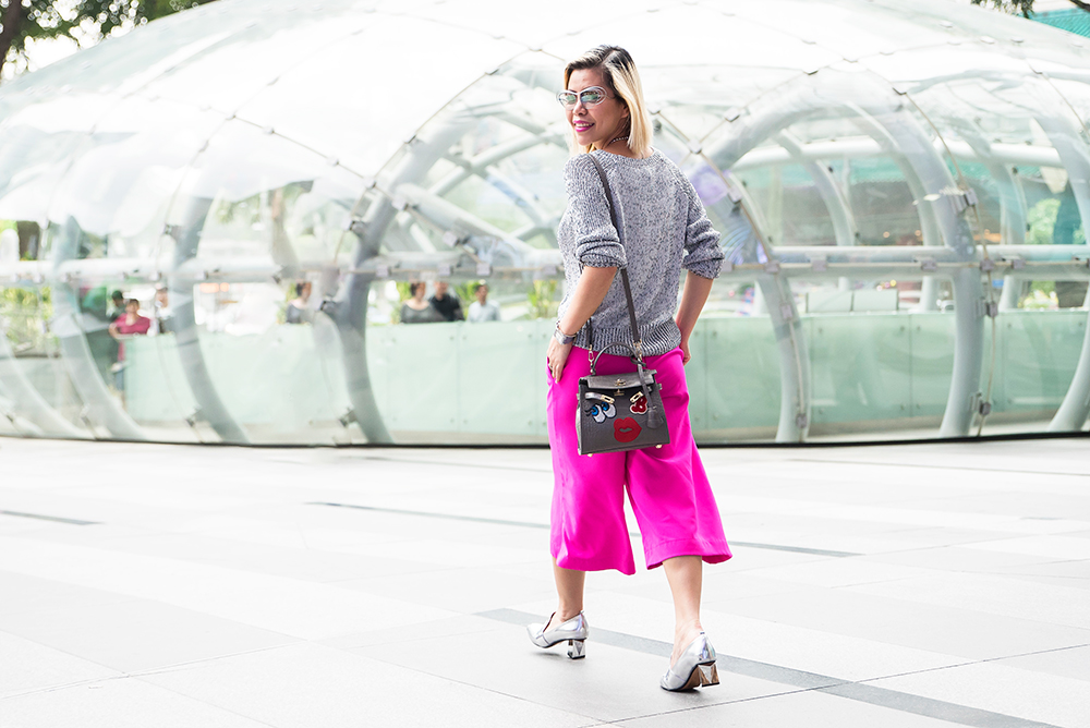 METALLIC AND PINK | CrystalPhuong- Singapore Fashion and Travel Blog.