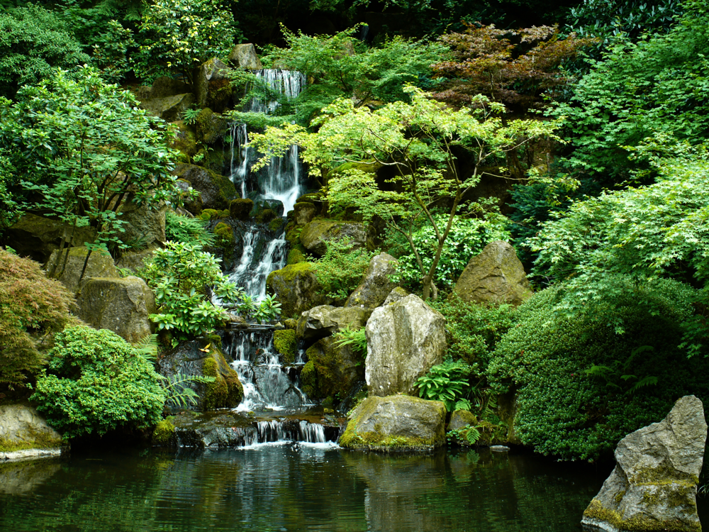 Portland Oregon Japanese Garden, Panasonic Lumix L1, zen, meditation