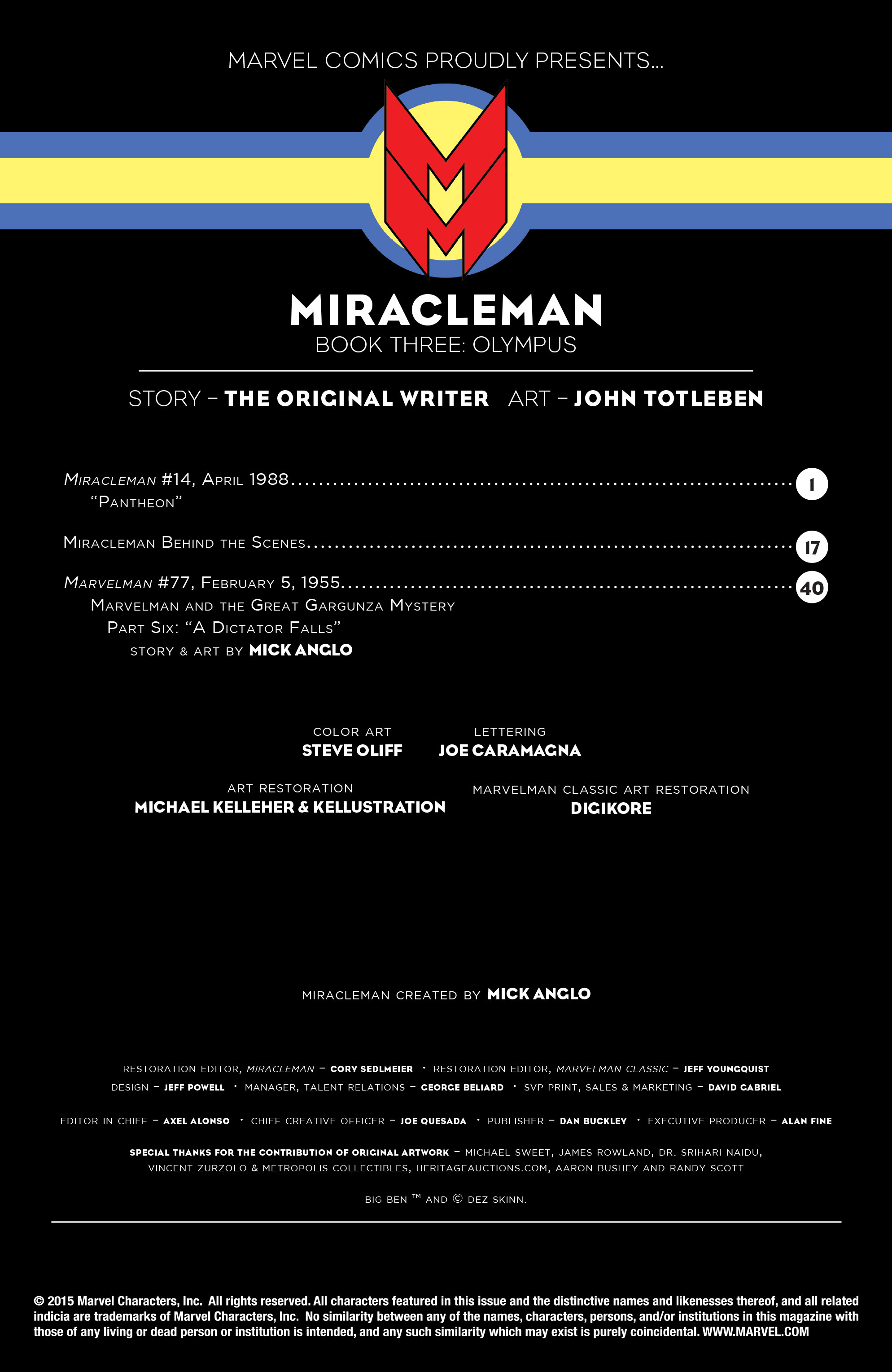Read online Miracleman comic -  Issue #14 - 2