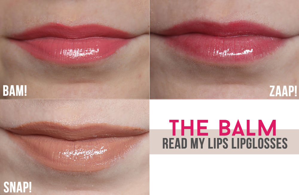 TheBalm Nude Dude Vol.2 Palette, Read My Lips Lipglosses 