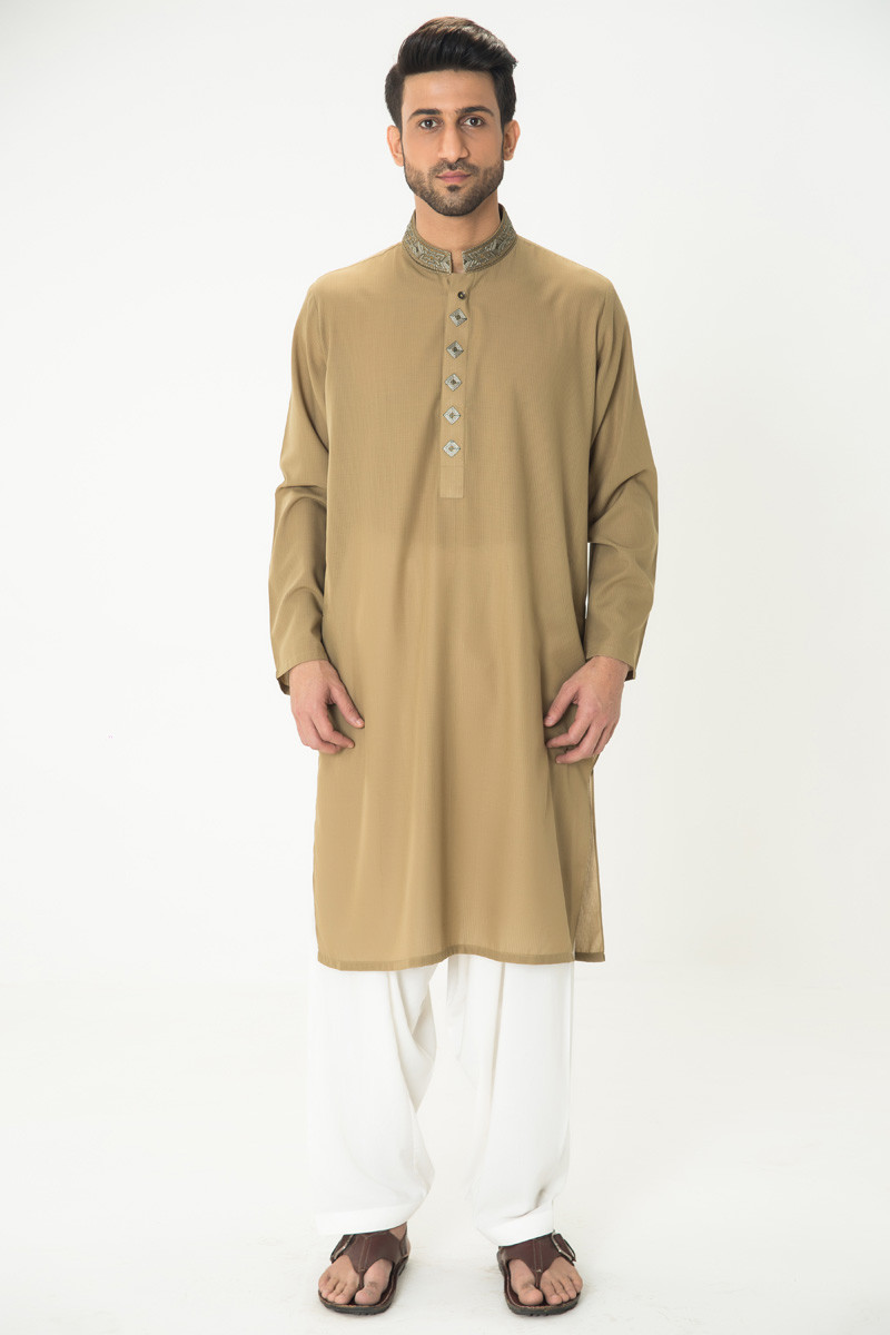 Gul Ahmed New Embroidered Kurta Collection 2015 For Men ~ Fashionip