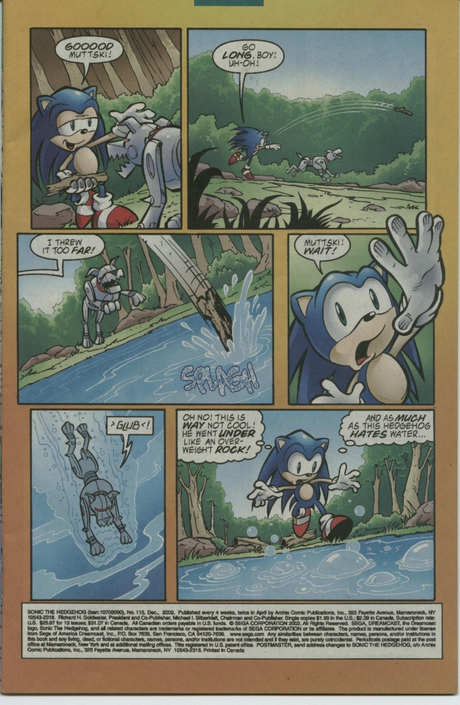 Read online Sonic The Hedgehog comic -  Issue #115 - 5