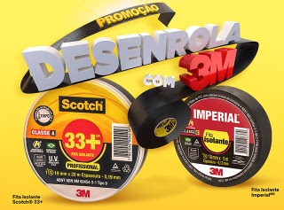 Promoção 3M Fita Isolante 2017 Desenrola 3M Vale-Brinde e 50 Mil