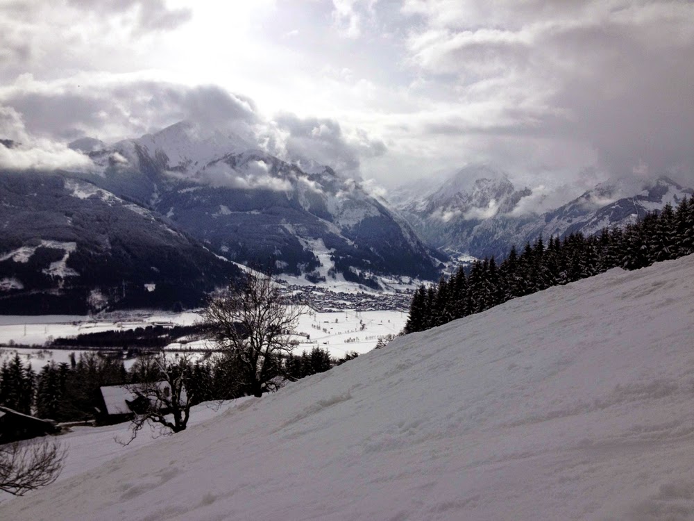 Skiing in Zell Am See, Austria