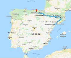 Vuelta a la Península Ibérica en cuatro años, Ruta 2018  Mora D'Ebre (Tarragona)- Artieta (Burgos)