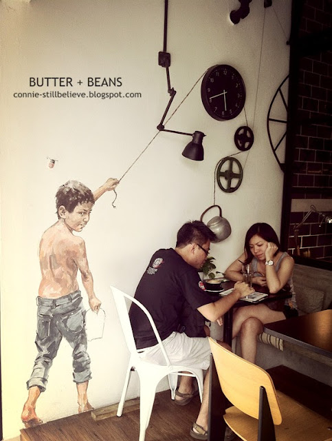 Coffee time at Butter + Beans at Seventeen. 