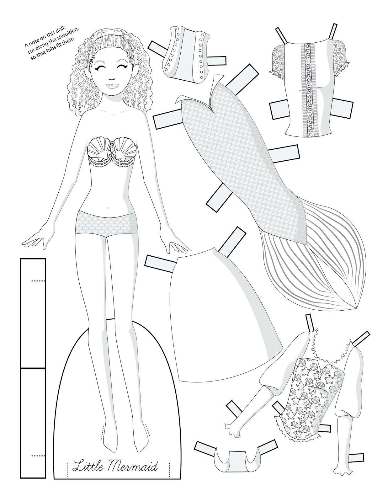 ausmalbilder anziehpuppen