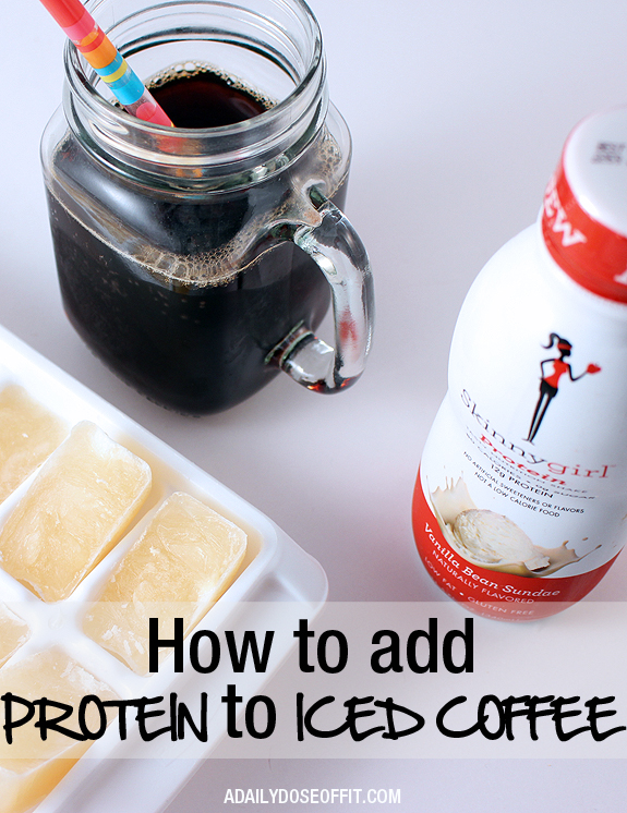 A Daily Dose of Fit: How to Add Protein to Iced Coffee #SkinnygirlProtein