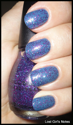 chanel blue boy and sinful colors frenzy glitter top coat