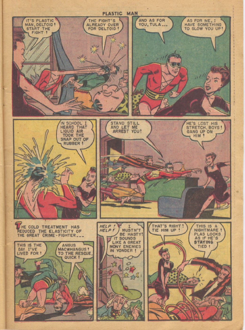 Read online Plastic Man (1943) comic -  Issue #25 - 8