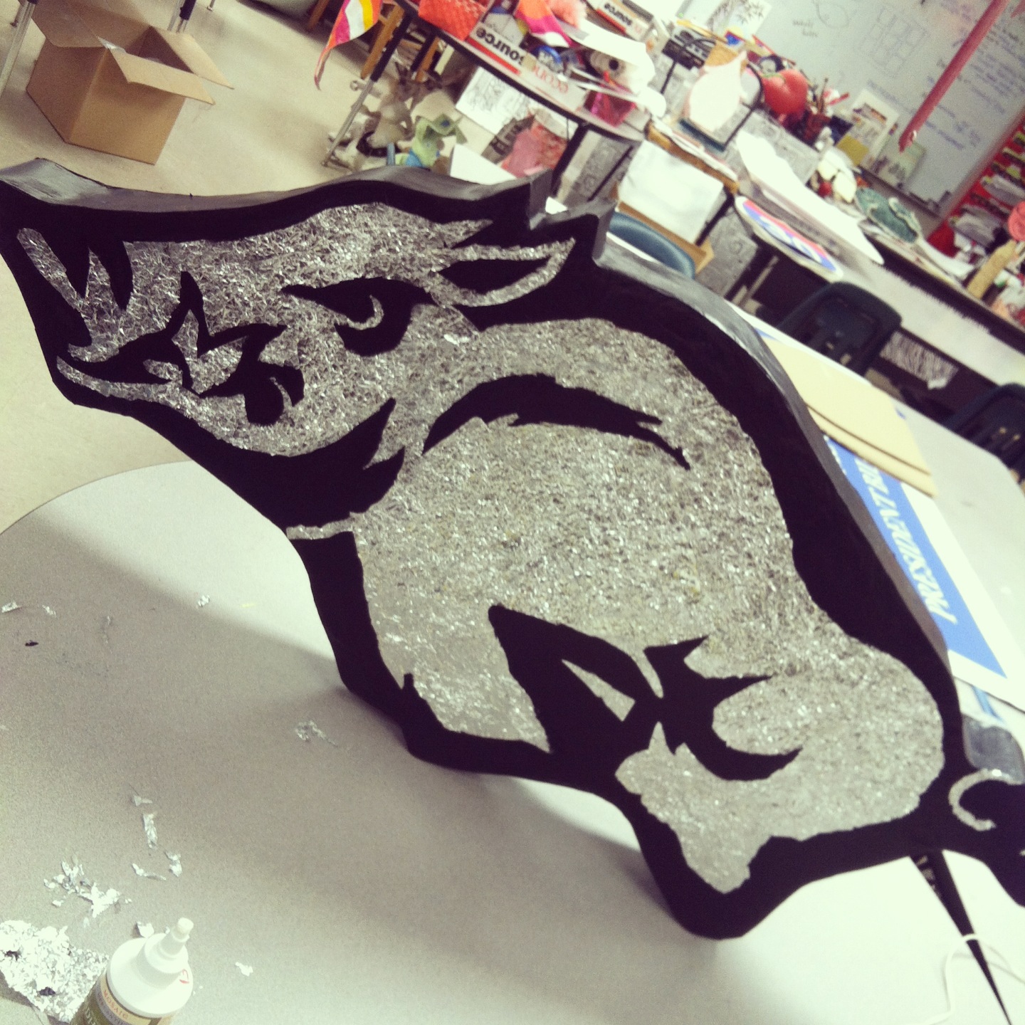 Starpower's Creations: Arkansas Razorback 3D sculpture