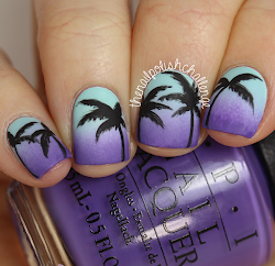 palm nail tree sunset trees designs gel gradient inspired nails instagram nailart summer kelli marissa styling toe polish