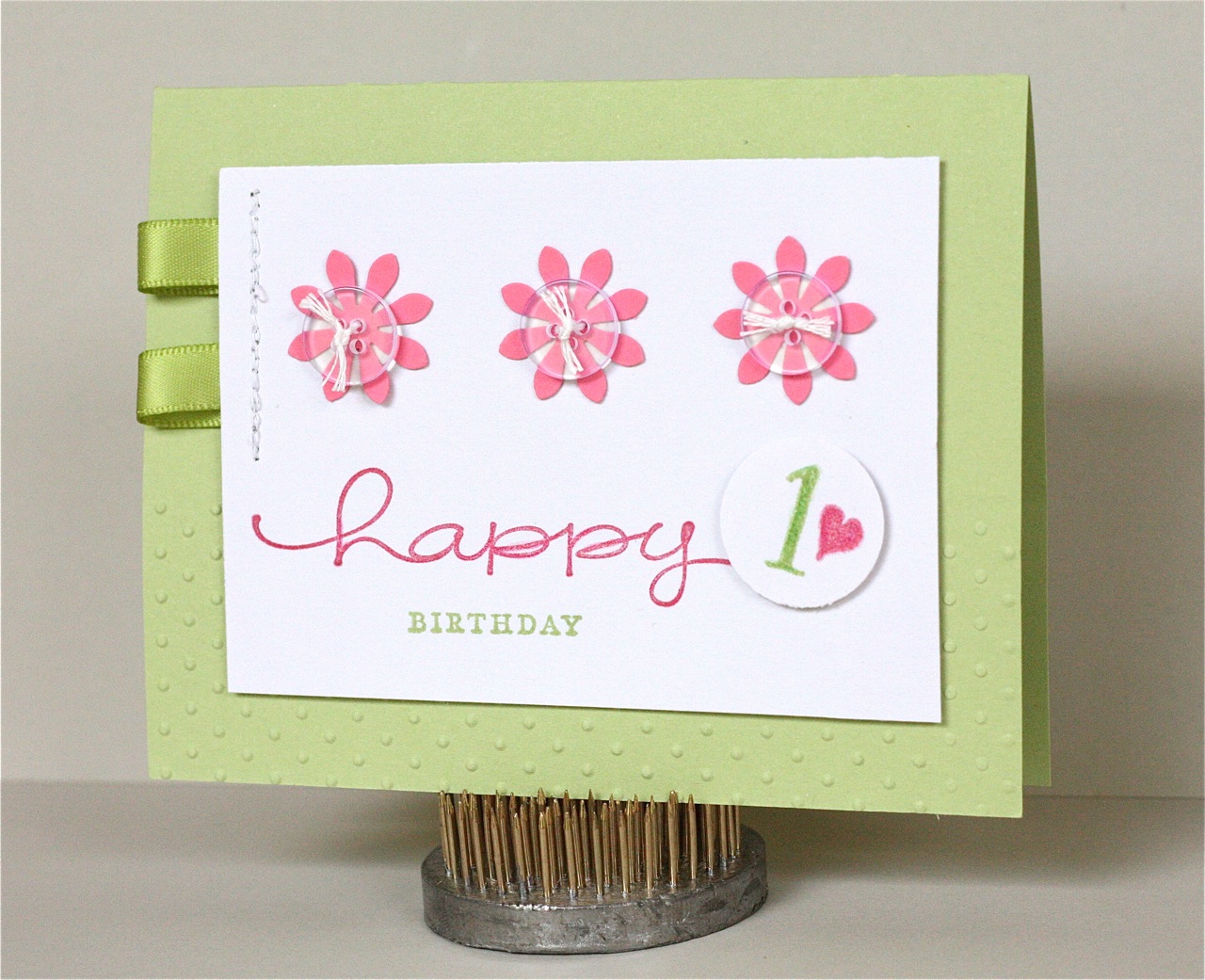 the apple crate 1st birthday card