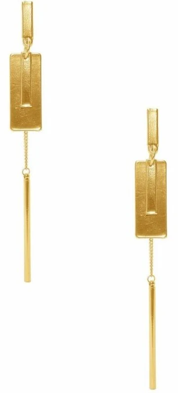 Karine Sultan's Sabine Earrings in Gold