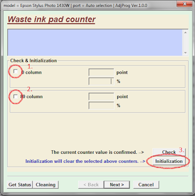 click to complete the process initialization