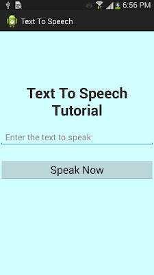 Android TextToSpeech 
