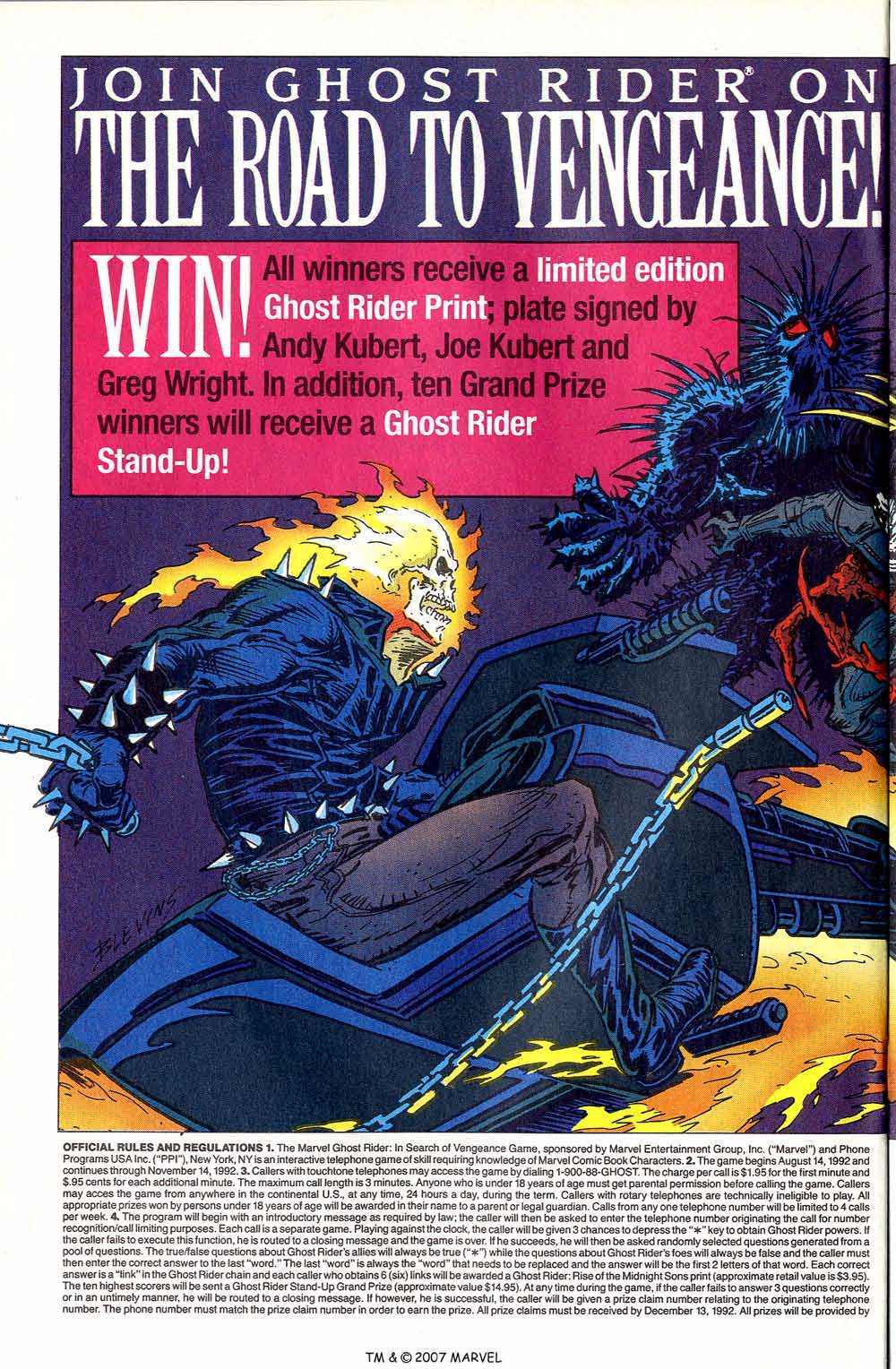 Ghost Rider (1990) Issue #30 #33 - English 24