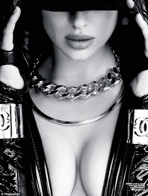 Irina Shayk goes topless in 7 Hollywood Magazine November 2013