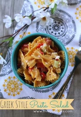 This Gal Cooks: Greek Style Pasta Salad