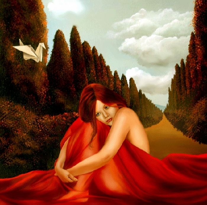 Red Dreams rita Seifert Dutch Surrealist painter Tutt'Art@ () Red Dreams rita Seifert Dutch Surrealist painter Tutt'Art@ ()