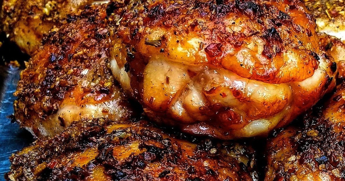 "Squeeet" Smoked Chicken Thighs Traeger Style