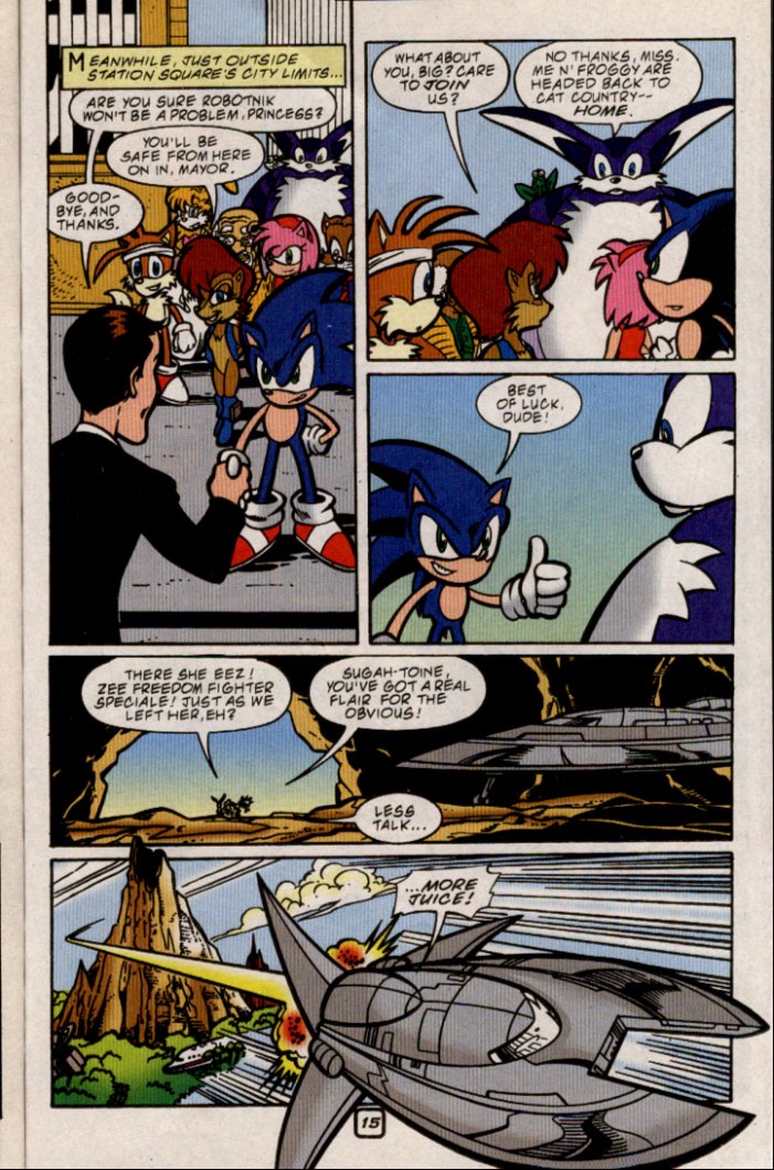 Read online Sonic The Hedgehog comic -  Issue #85 - 16