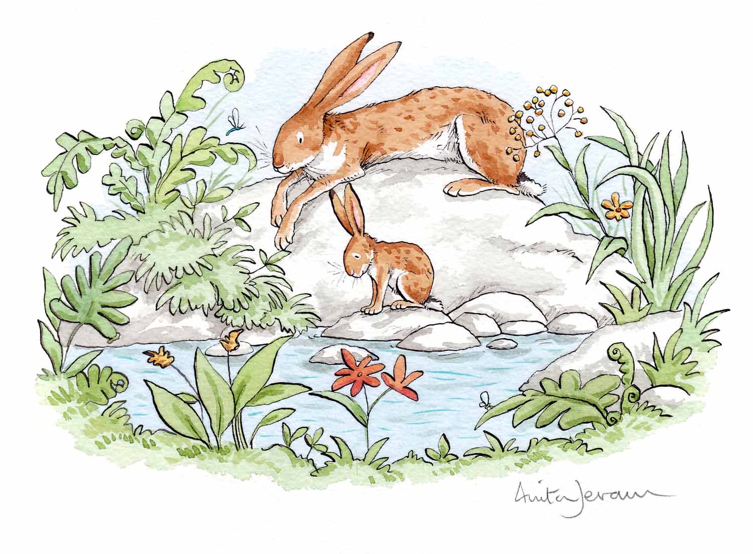Jeram has also been flexing her talents in new and exciting ways and we are proud to be able to showcase a number of rabbit hare and bunny explorations