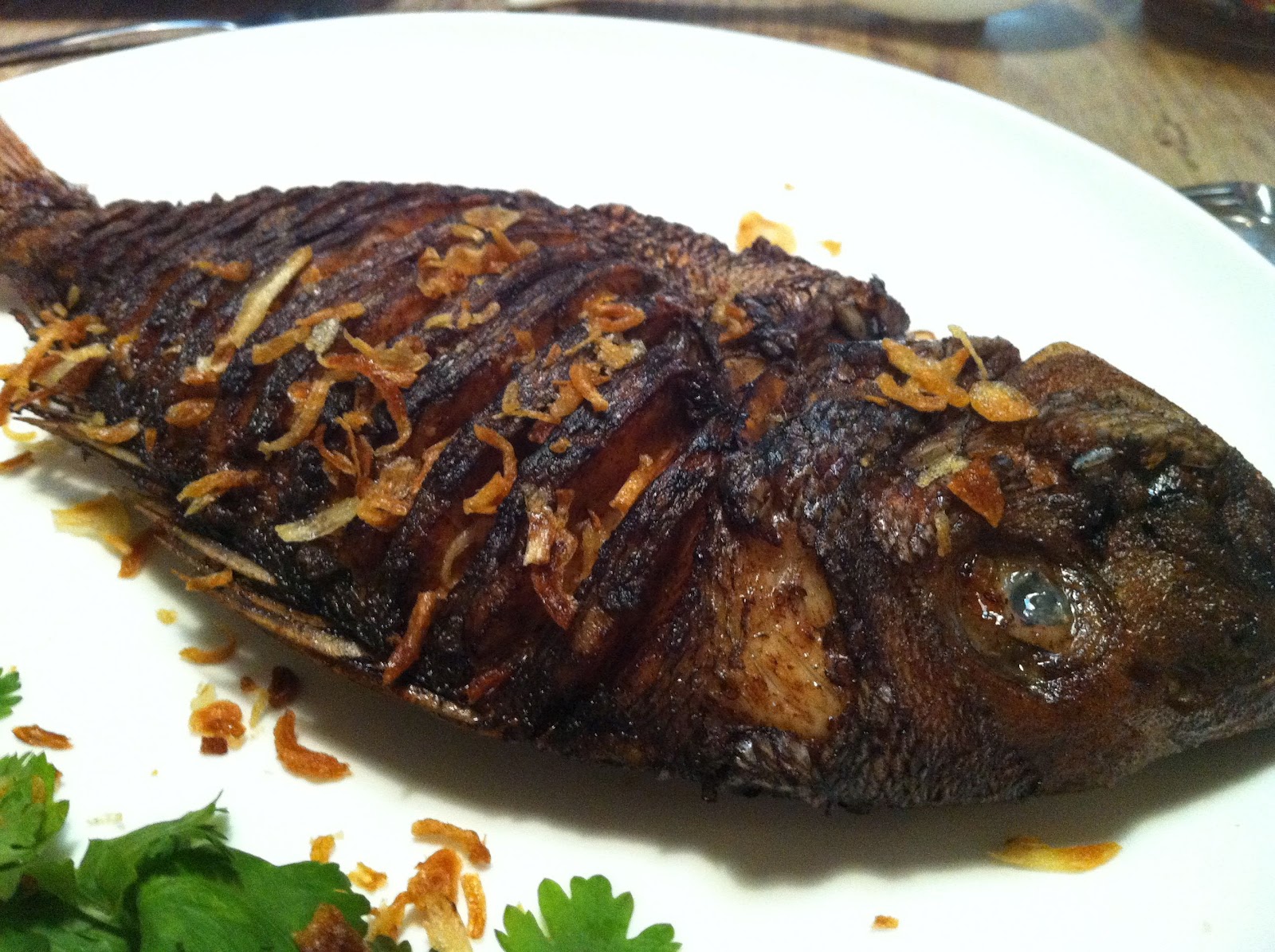 krapow David Thompson's Fried Whole Snapper with Megachef Fish Sauce